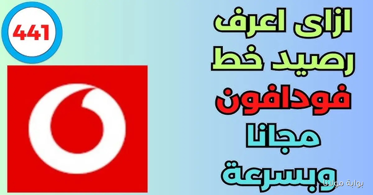 كود سهل.. طريقة الاستعلام عن رصيد فودافون 2025 بخطوات سهلة وسريعة