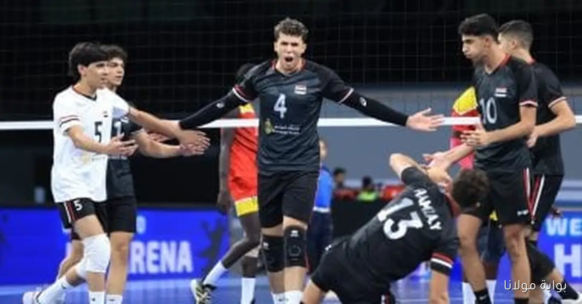 شباب الطائرة يحققون انتصاراً مثيراً على أوغندا 3-2 في بطولة أفريقيا