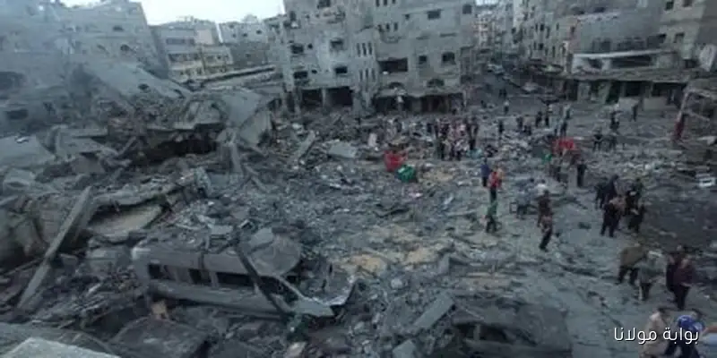 قوات الاحتلال تقصف برجًا سكنيًا في غزة وتوقع العشرات من الشهداء بين النازحين