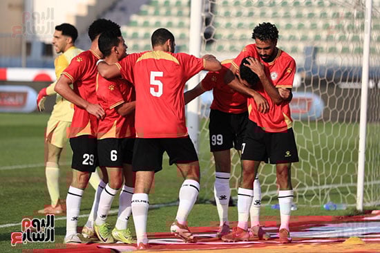احتفالات لاعبى حرس الحدود احتفالات لاعبى حرس الحدود