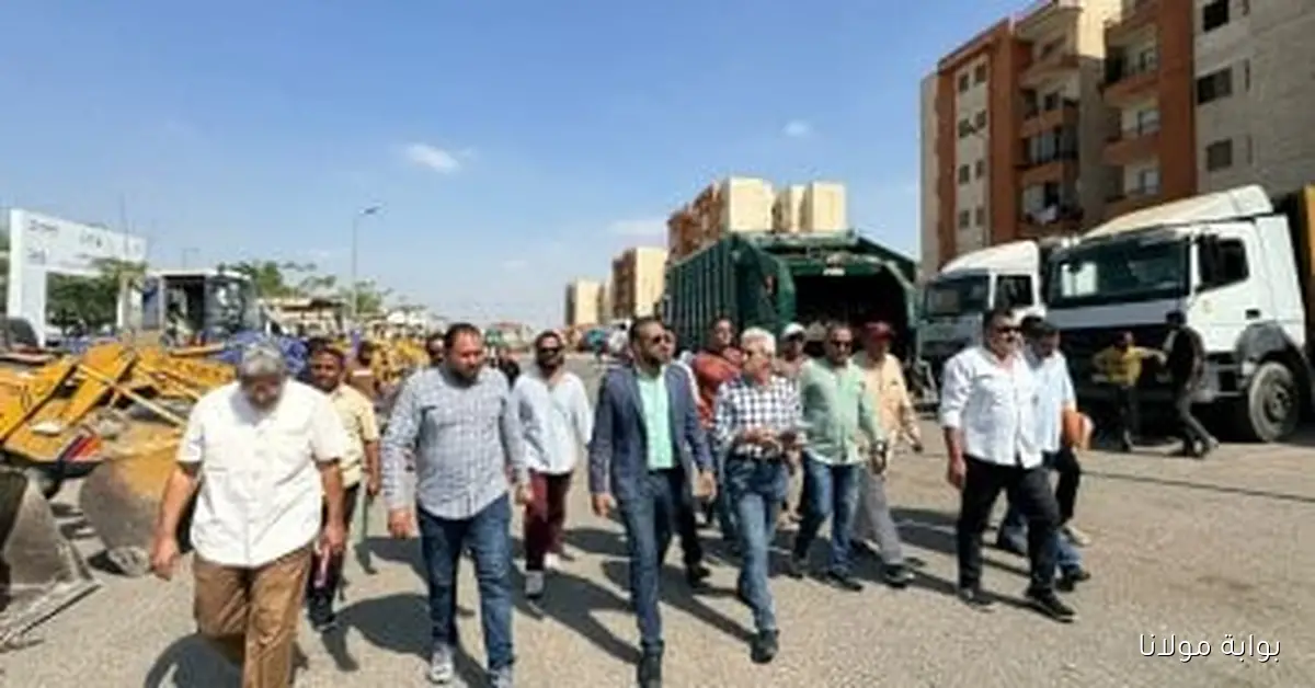 مدينة العبور الجديدة تتأهب لموسم الشتاء ورئيس الجهاز يتفقد استعدادات المعدات