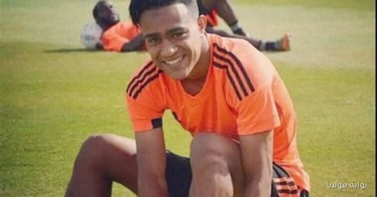 مصطفى البدري يسجل هدفًا لبتروجت في مرمى المصري خلال الشوط الأول