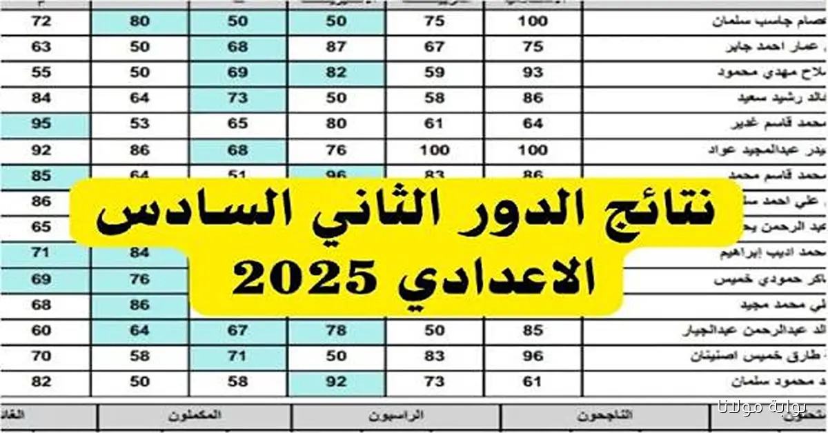 تصحيح دفاتر.. موعد إعلان نتائج السادس الإعدادي الدور الثاني 2025 عبر موقع وزارة التربية العراقية الرسمي