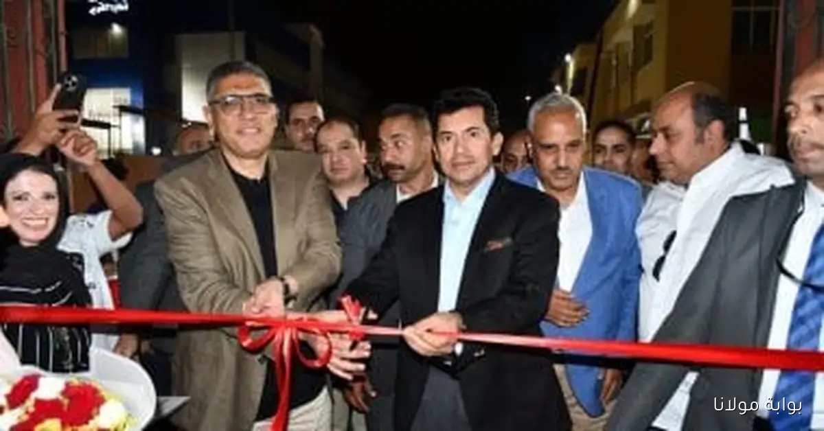 وزير الشباب والرياضة ومحافظ الجيزة يفتتحان حمام السباحة الجديد في الشيخ زايد