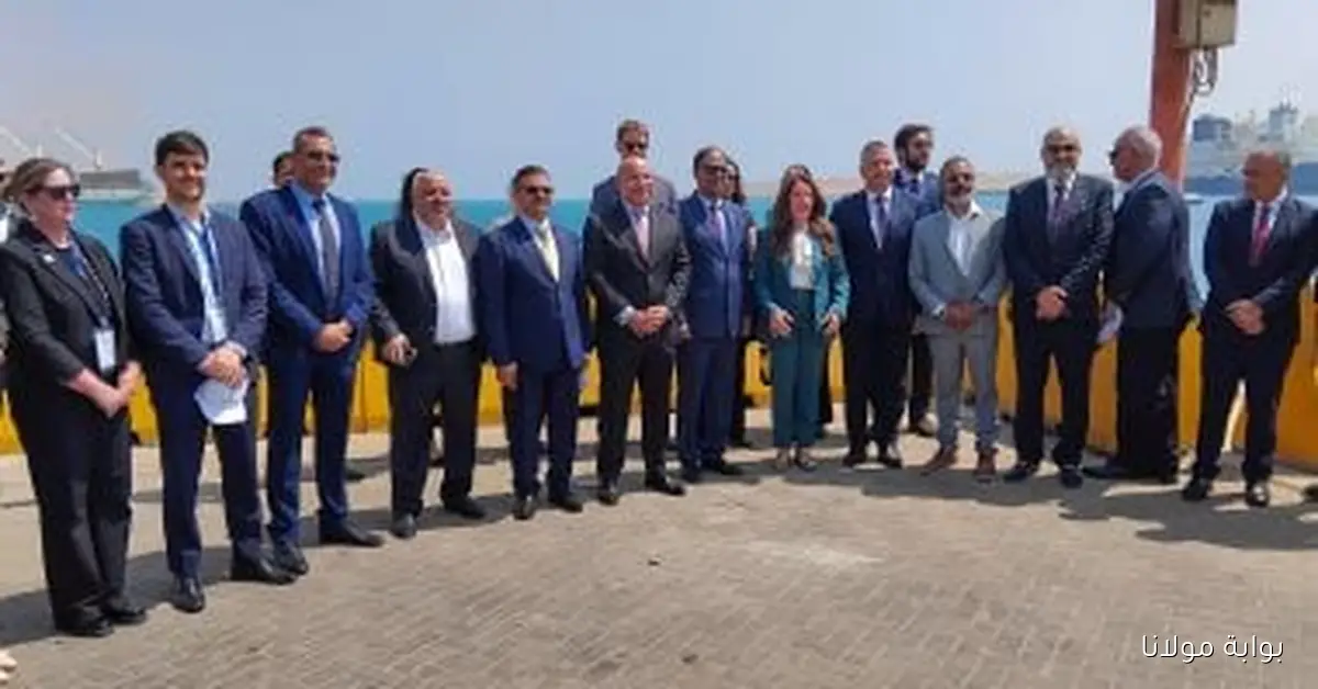 وفد أمريكي يكتشف قصص نجاح مشغلي ميناء السخنة وتطوراته المثيرة