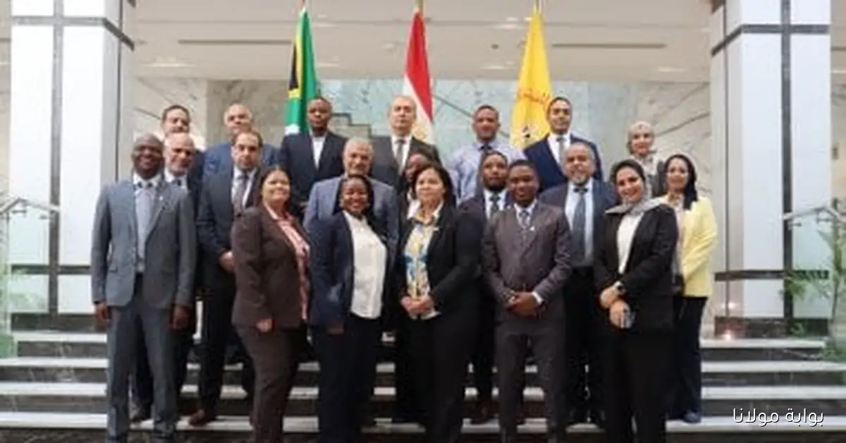 وفد من جنوب إفريقيا يزور البنك المركزي لاكتشاف تجربة مصر في إنشاء دار الطباعة