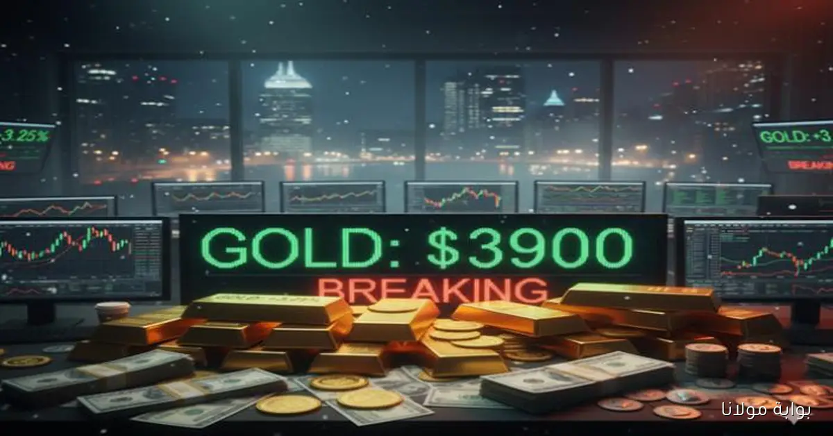 أمان المستثمرين.. الذهب فوق 3900 دولار لأول مرة في زمن الإغلاق