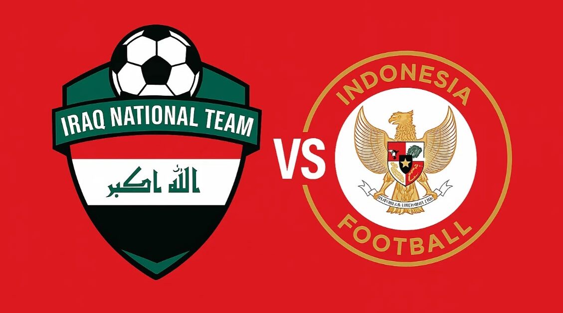 لعبة العراق الأولي.. القنوات الناقلة لمباراة العراق ضد إندونيسيا الآن والمعلق في تصفيات كأس العالم الملحق 2026