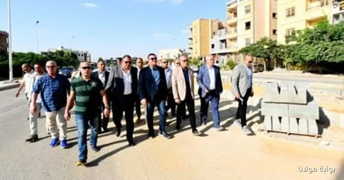 جولة ميدانية لوزير الإسكان في طرق ومحاور مدينة الشروق