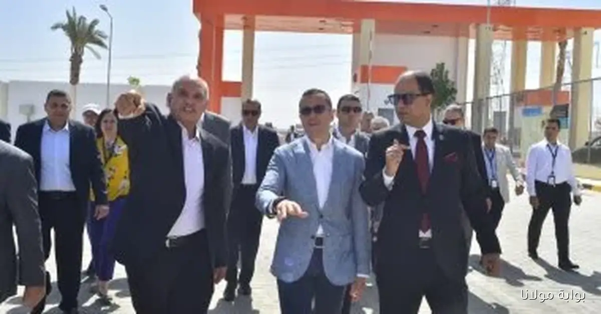 جولة ميدانية لوزير الاستثمار والتجارة الخارجية في المركز اللوجستي الجمركي بالمنطقة الاقتصادية لقناة السويس