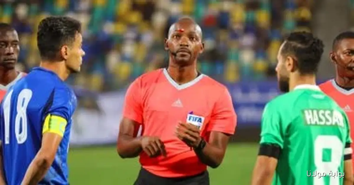 طاقم تحكيم ياباني يدير مباراة الاتحاد الليبي والمصري في الكونفيدرالية