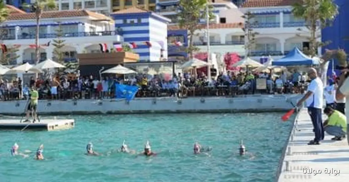 نجاح كبير في بطولة العالم للسباحة بالزعانف بالعلمين مع انتهاء منافسات الكبار والناشئين