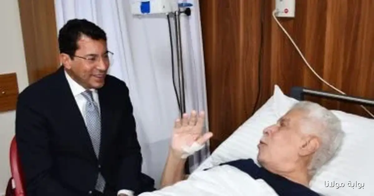 وزير الرياضة يزور حسن شحاتة للاطمئنان على صحته
