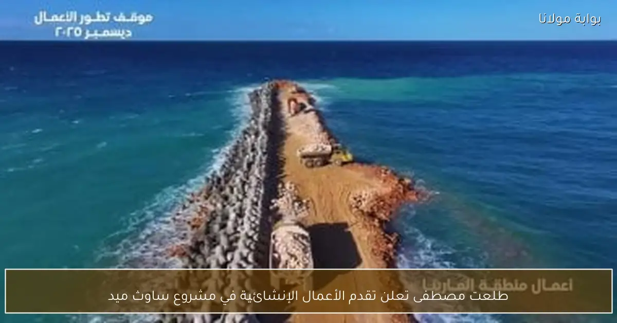 طلعت مصطفى تعلن تقدم الأعمال الإنشائية في مشروع ساوث ميد