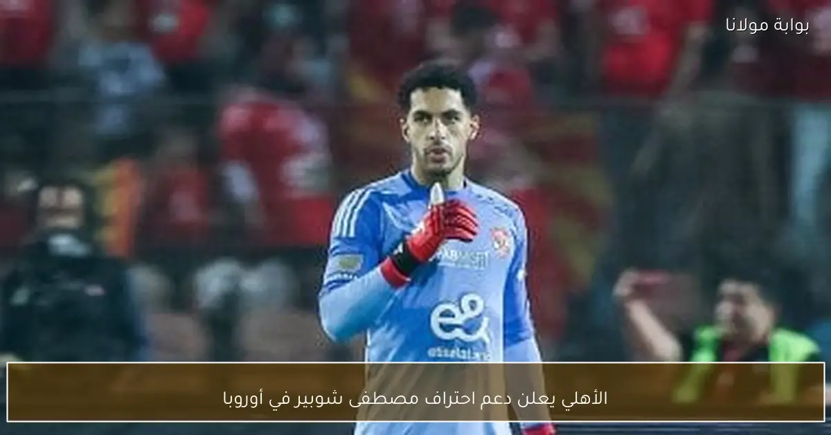 الأهلي يعلن دعم احتراف مصطفى شوبير في أوروبا