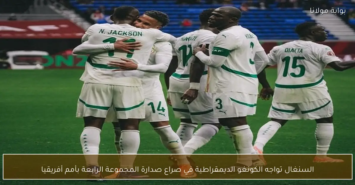السنغال تواجه الكونغو الديمقراطية في صراع صدارة المجموعة الرابعة بأمم أفريقيا