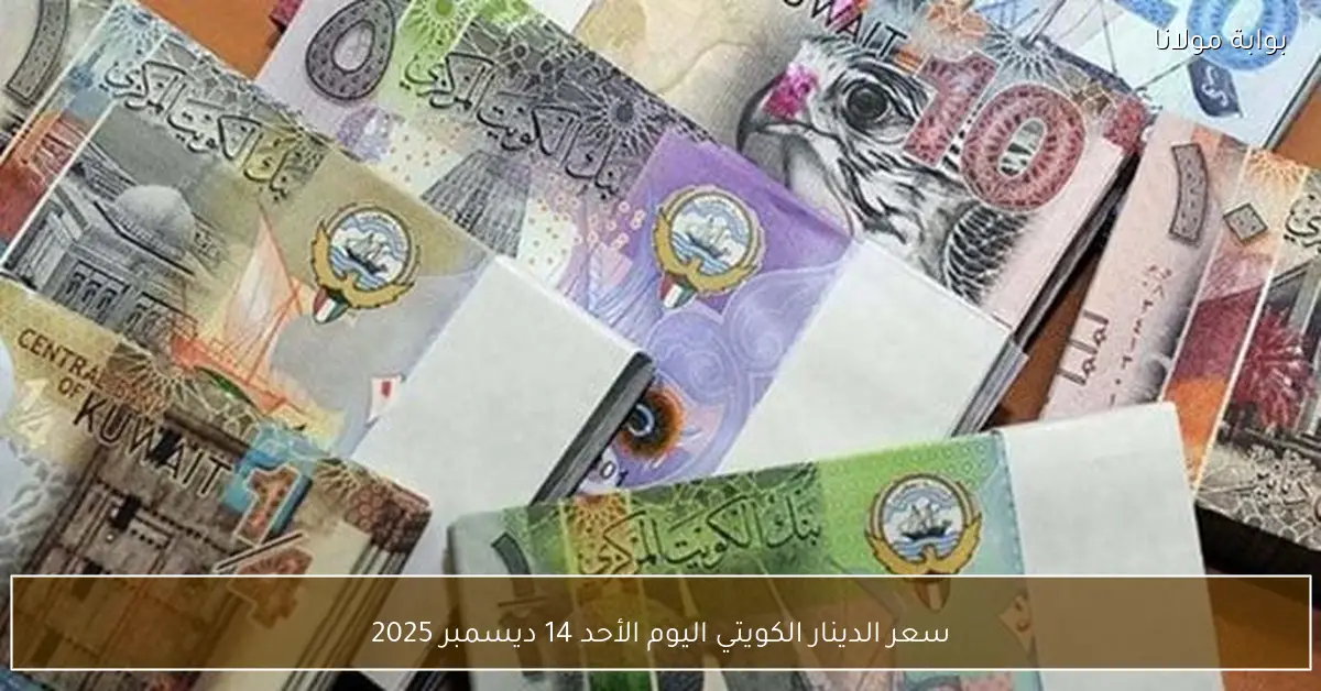 سعر الدينار الكويتي اليوم الأحد 14 ديسمبر 2025