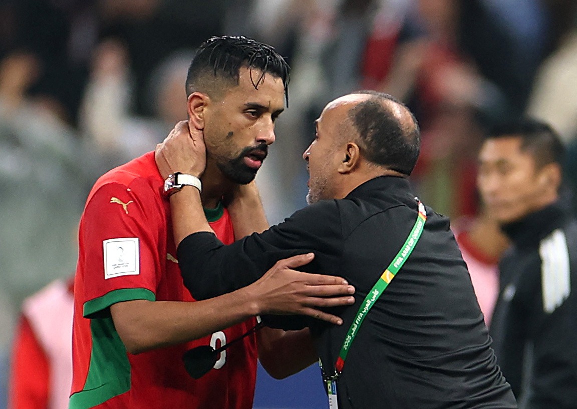 ربيع حريمات نجم المغرب في مباراة الأردن بنهائي كأس العرب - 18 ديسمبر 2025