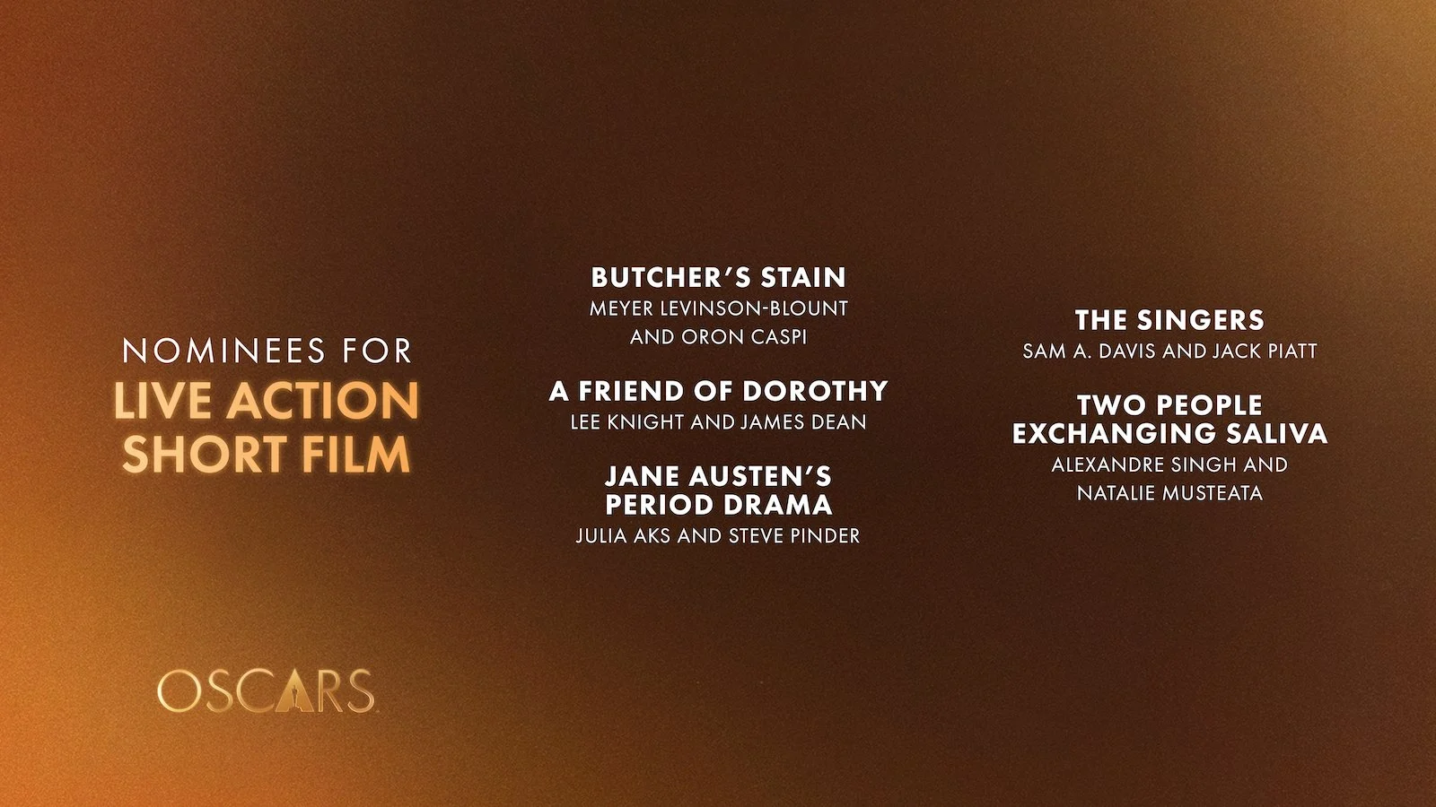 Live Action Short Film