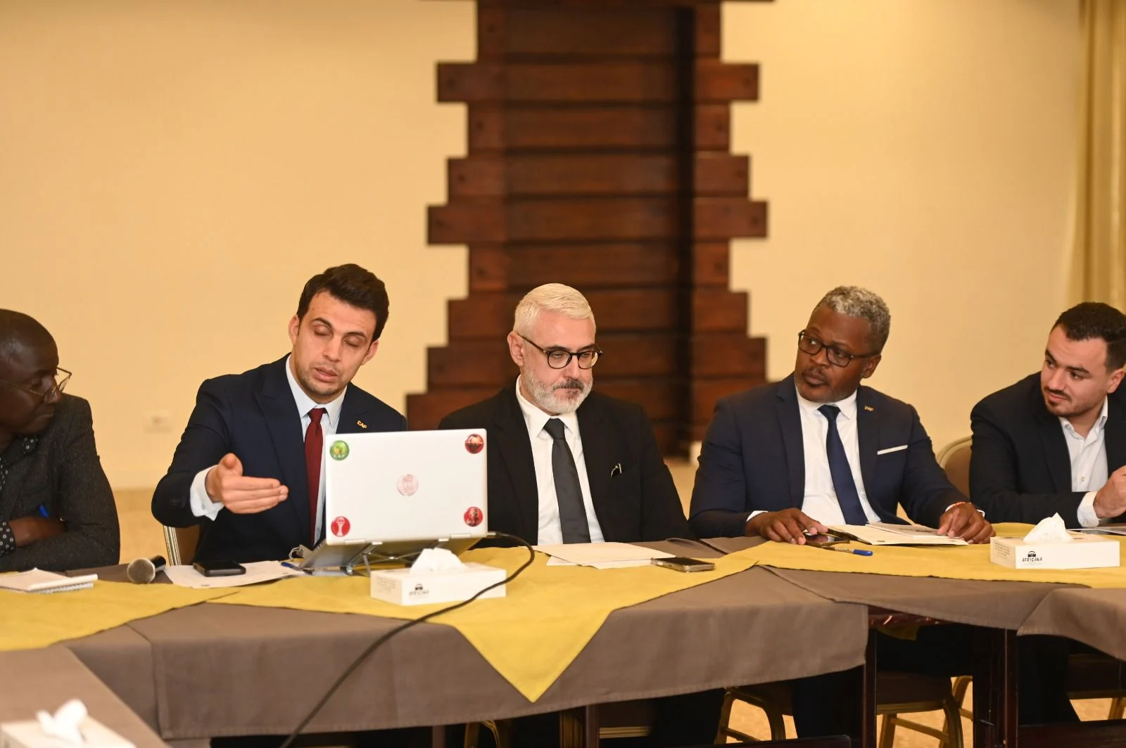 الاجتماع الفني لمباراة الزمالك والمصري