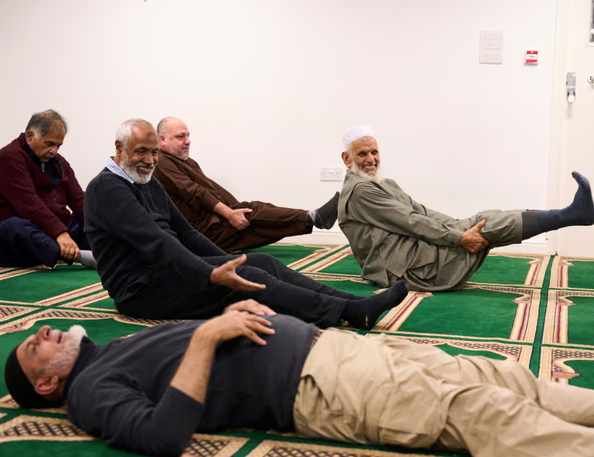 تمارين فى المسجد