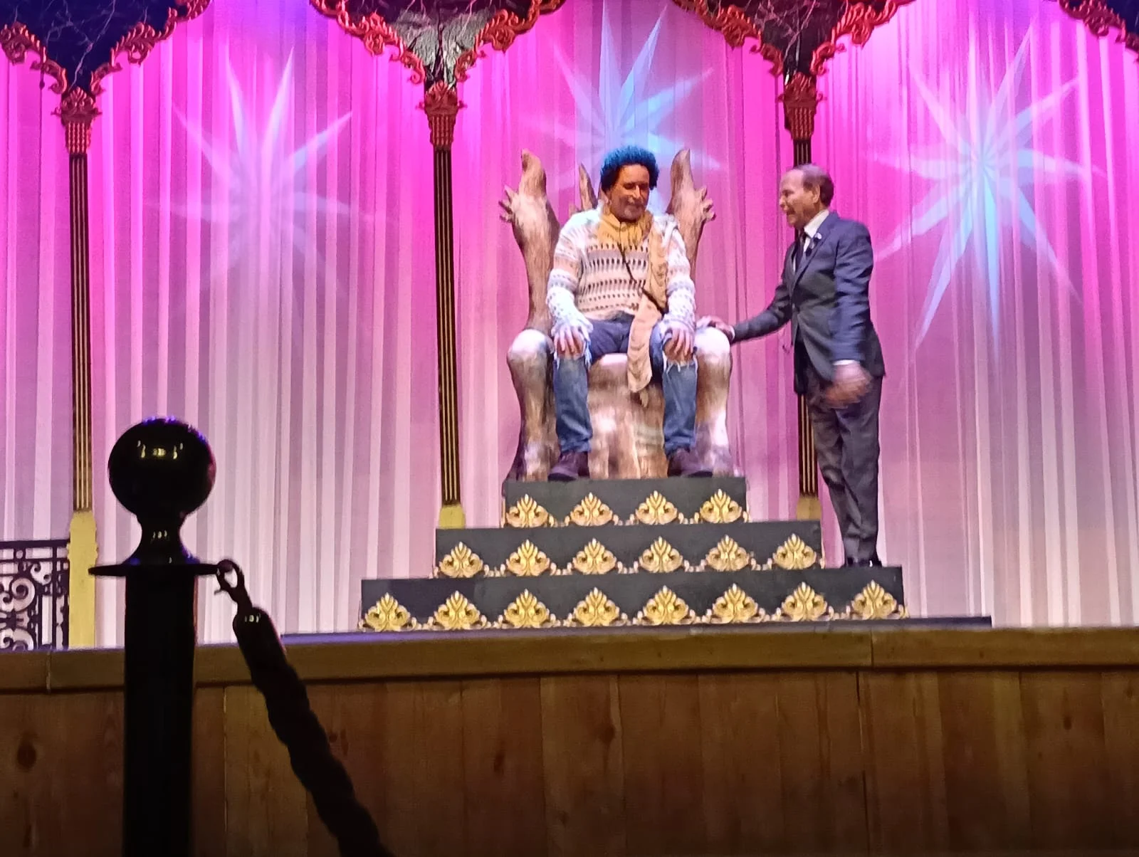 الفنانة ميرنا وليد ومصطفى شوقي