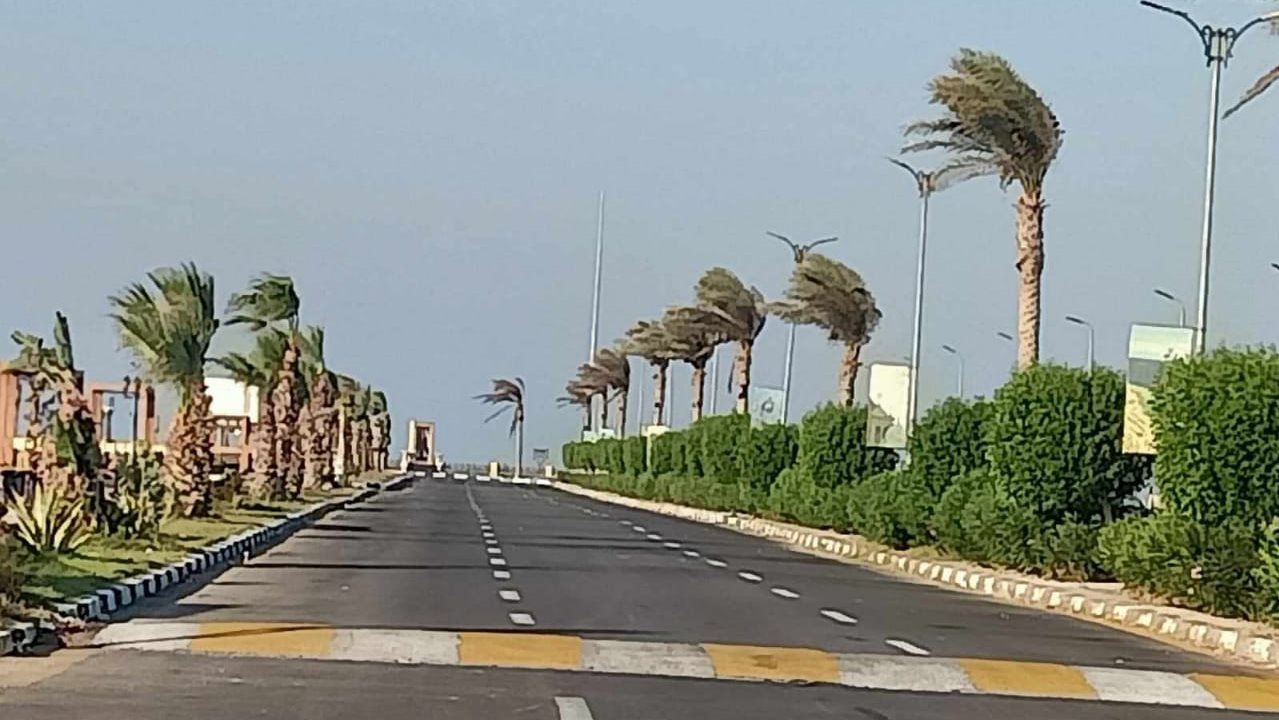الرياح في طور سيناء