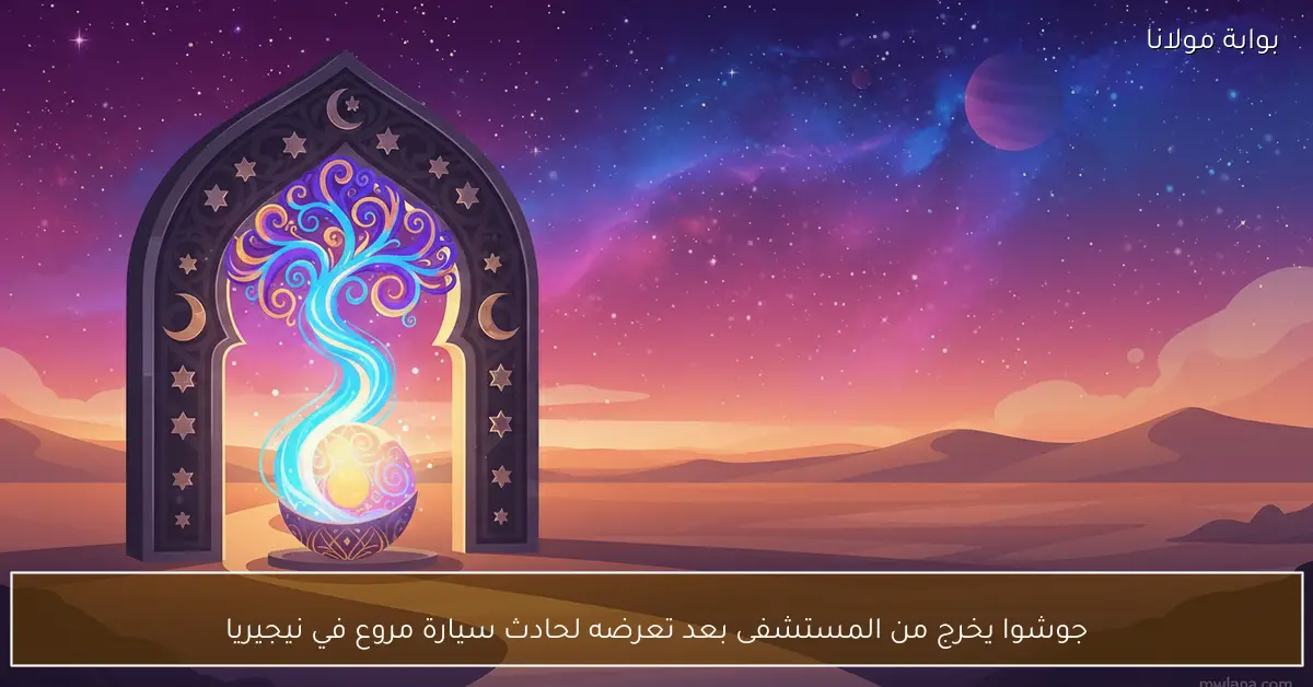 جوشوا يخرج من المستشفى بعد تعرضه لحادث سيارة مروع في نيجيريا