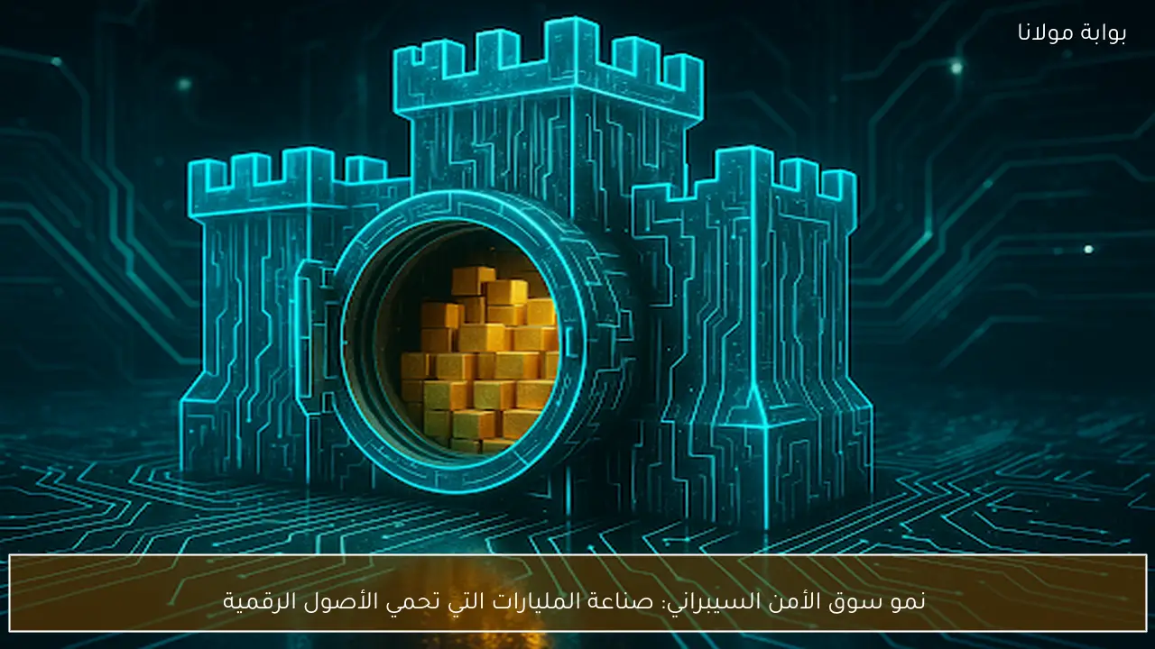  نمو سوق الأمن السيبراني: صناعة المليارات التي تحمي الأصول الرقمية