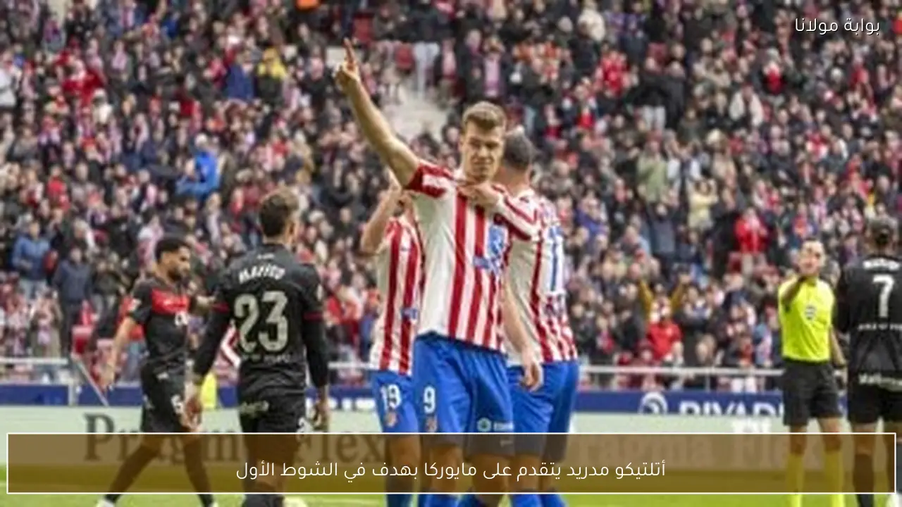 أتلتيكو مدريد يتقدم على مايوركا بهدف في الشوط الأول