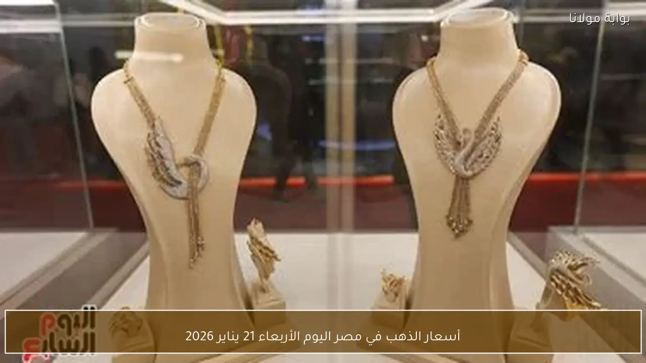 أسعار الذهب في مصر اليوم الأربعاء 21 يناير 2026