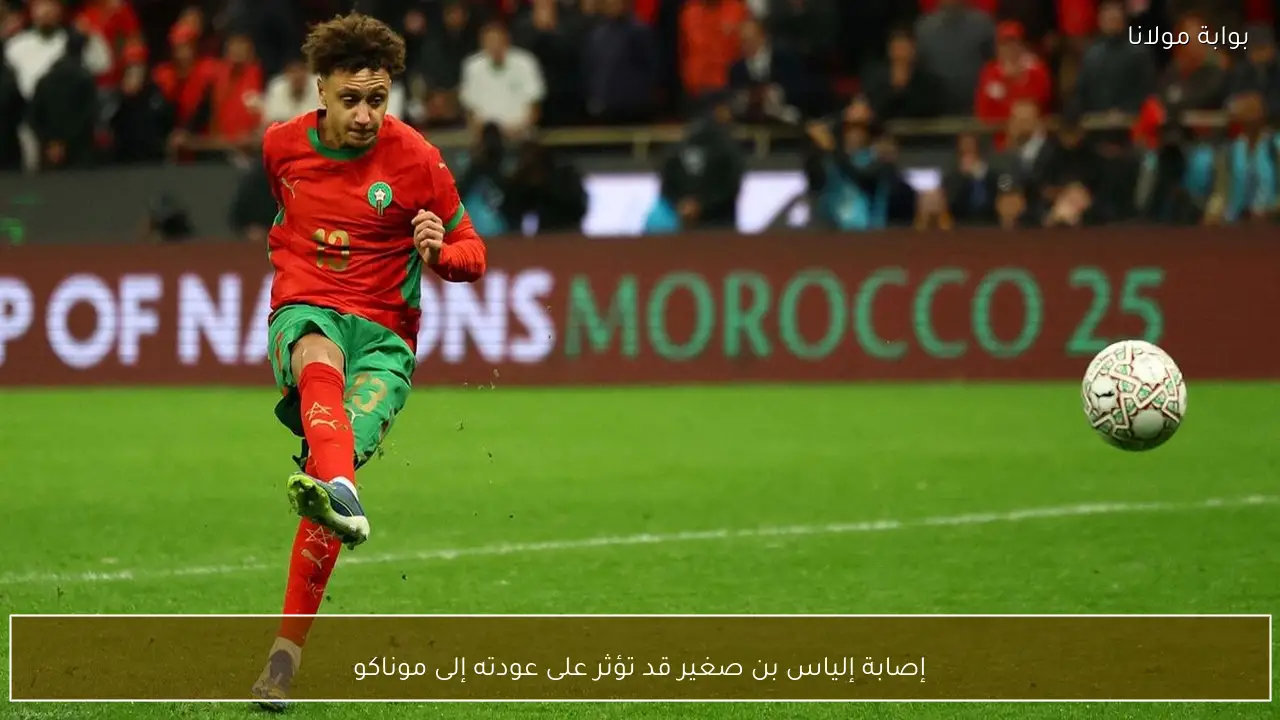 إصابة إلياس بن صغير قد تؤثر على عودته إلى موناكو