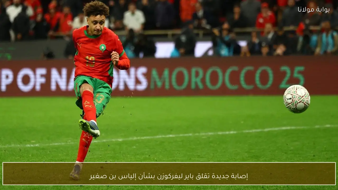 إصابة جديدة تقلق باير ليفركوزن بشأن إلياس بن صغير