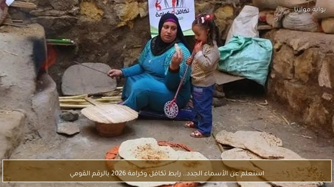 استعلم عن الأسماء الجدد.. رابط تكافل وكرامة 2026 بالرقم القومي