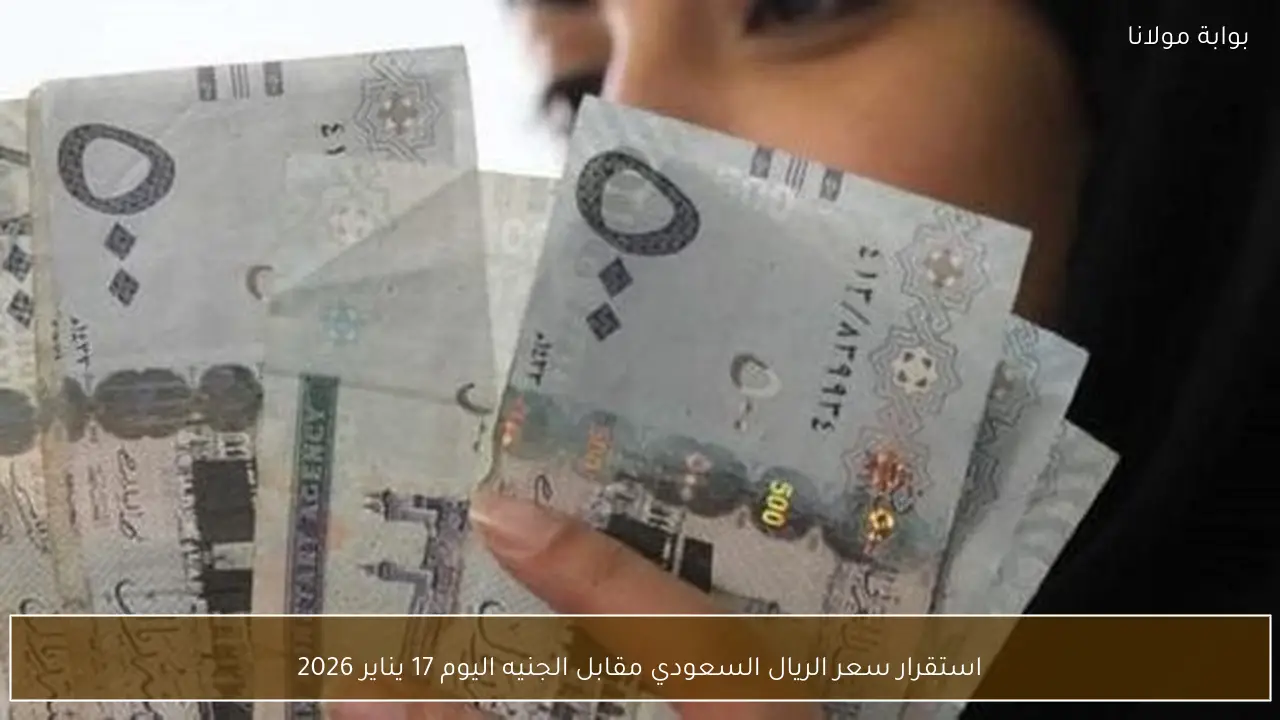 استقرار سعر الريال السعودي مقابل الجنيه اليوم 17 يناير 2026