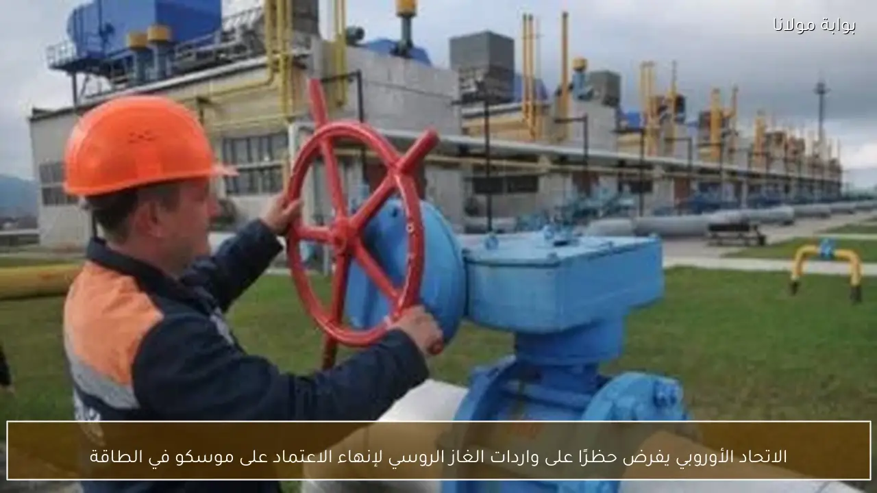 الاتحاد الأوروبي يفرض حظرًا على واردات الغاز الروسي لإنهاء الاعتماد على موسكو في الطاقة