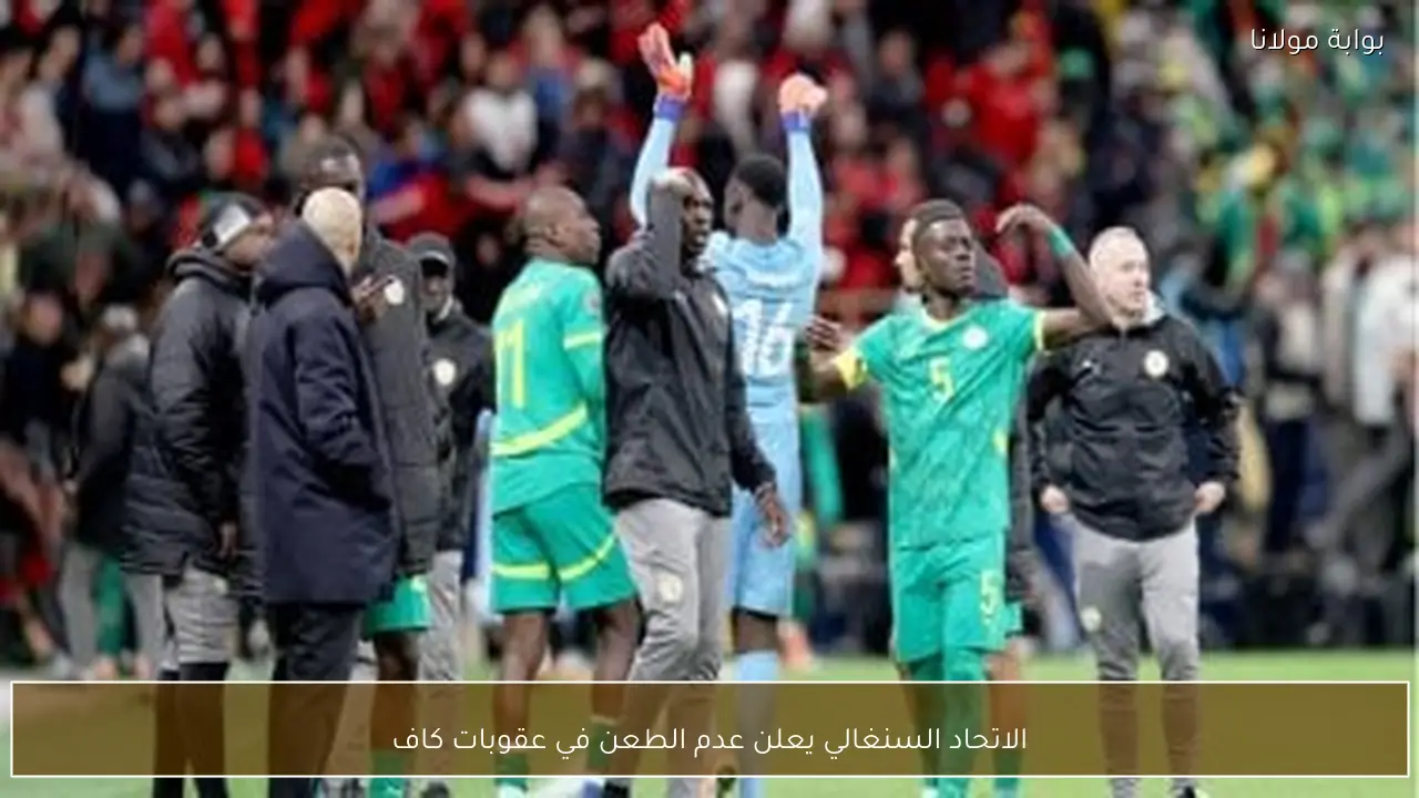 الاتحاد السنغالي يعلن عدم الطعن في عقوبات كاف