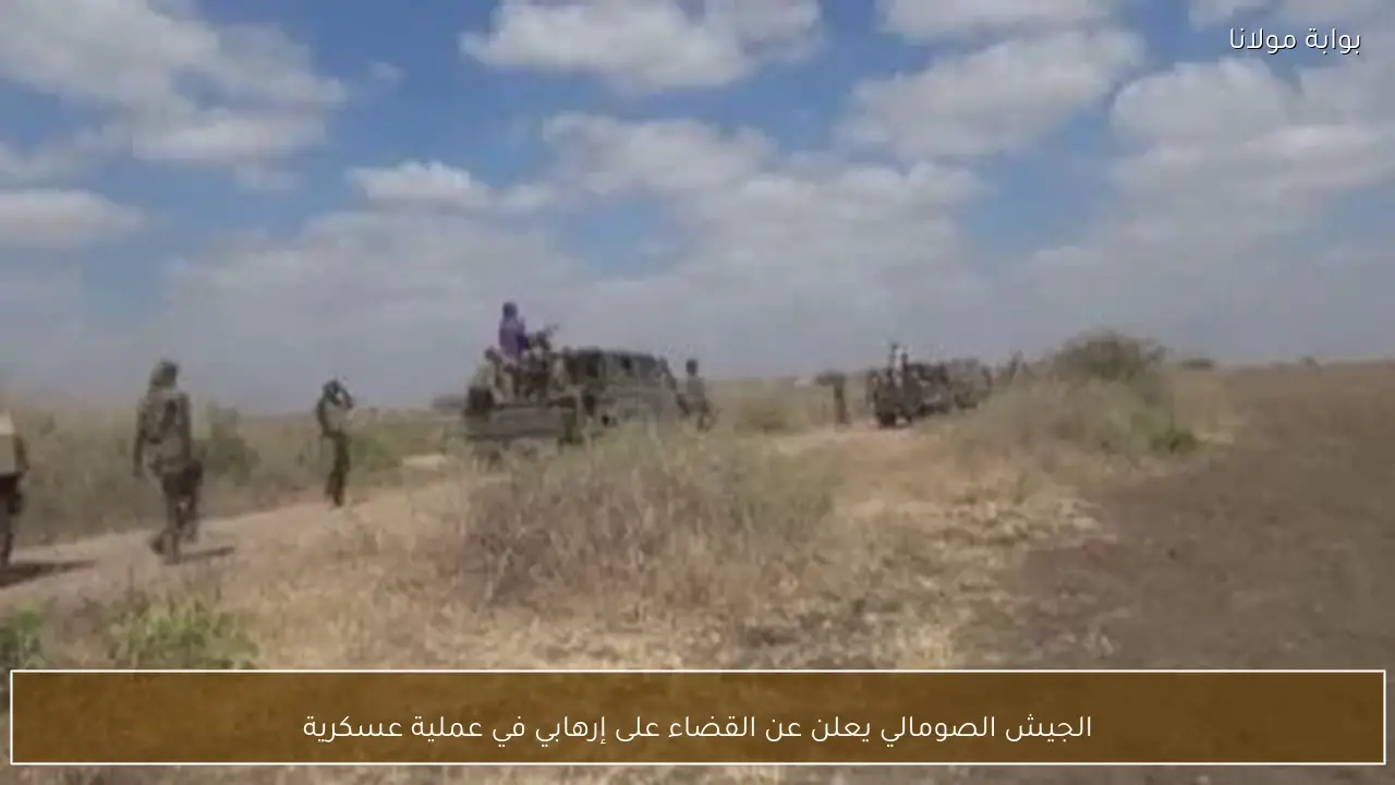 الجيش الصومالي يعلن عن القضاء على إرهابي في عملية عسكرية