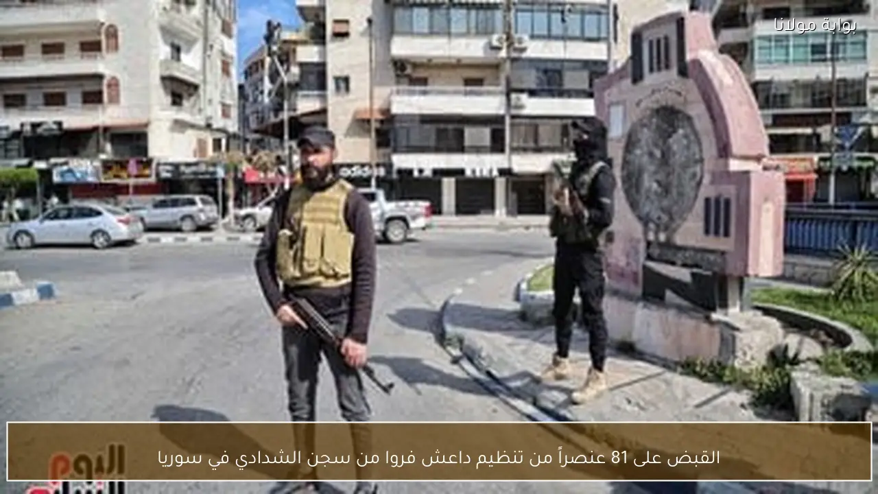 القبض على 81 عنصراً من تنظيم داعش فروا من سجن الشدادي في سوريا