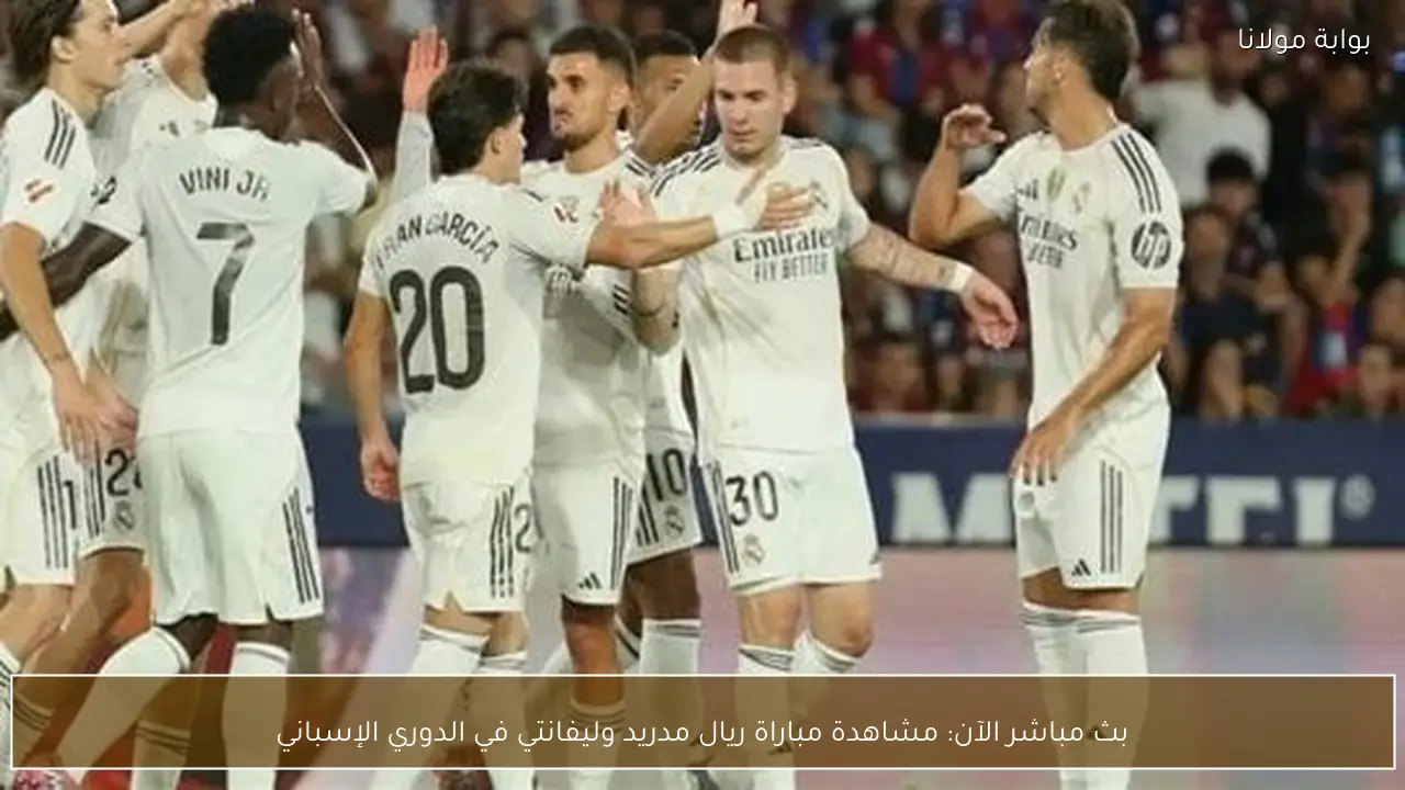 بث مباشر الآن: مشاهدة مباراة ريال مدريد وليفانتي في الدوري الإسباني