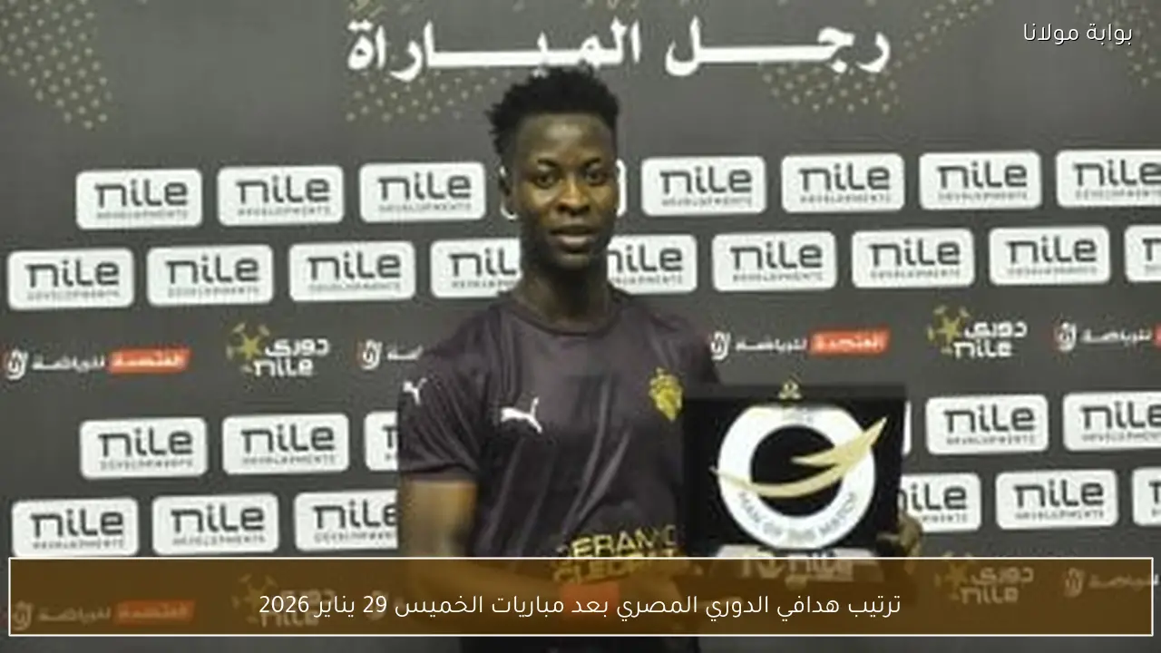 ترتيب هدافي الدوري المصري بعد مباريات الخميس 29 يناير 2026