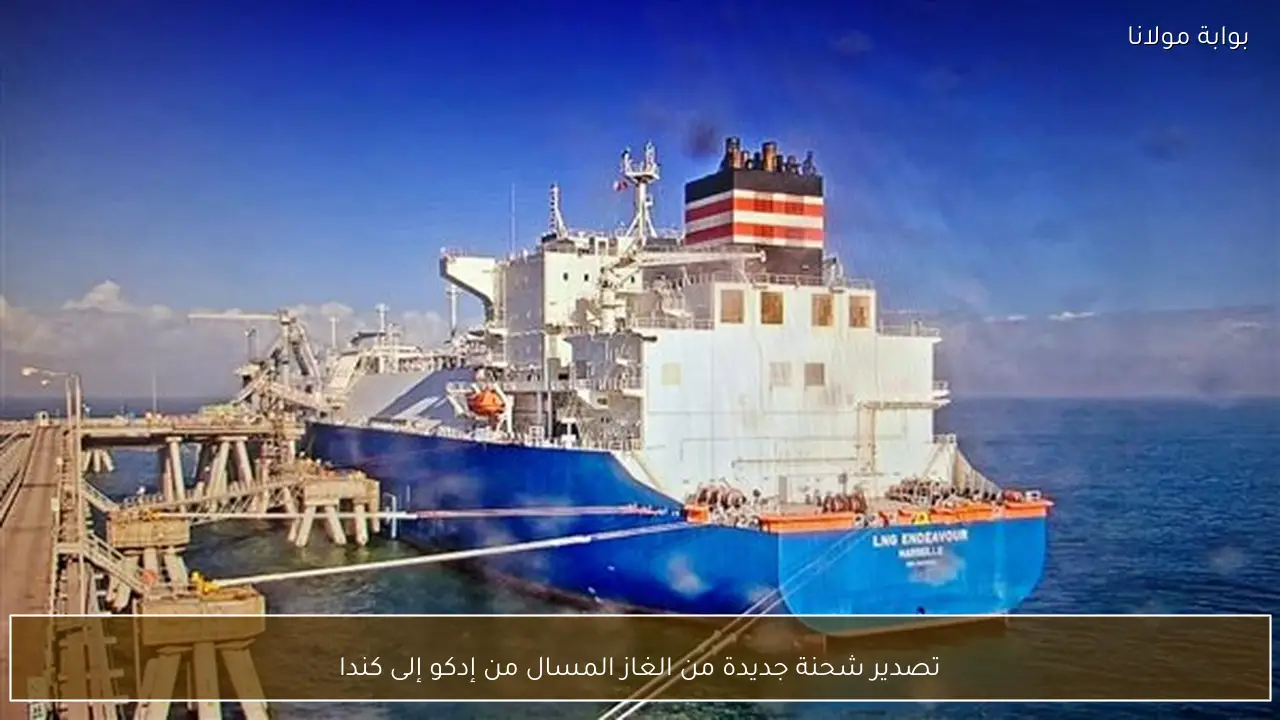 تصدير شحنة جديدة من الغاز المسال من إدكو إلى كندا