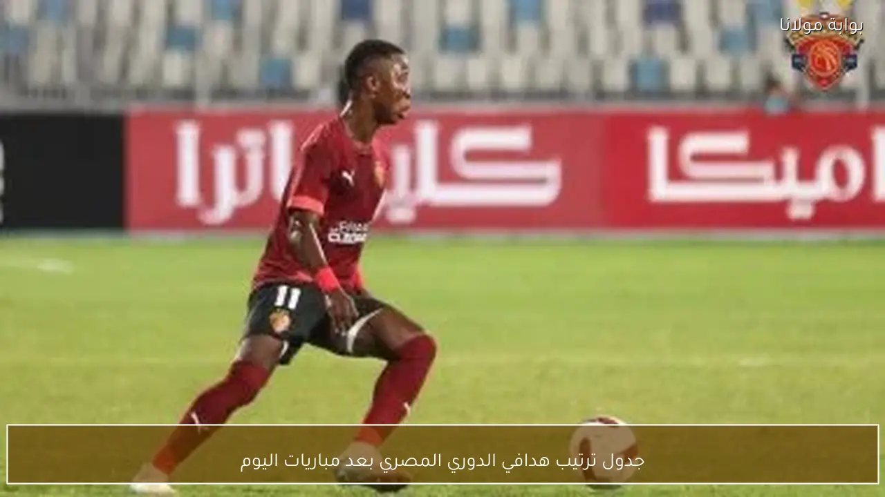 جدول ترتيب هدافي الدوري المصري بعد مباريات اليوم