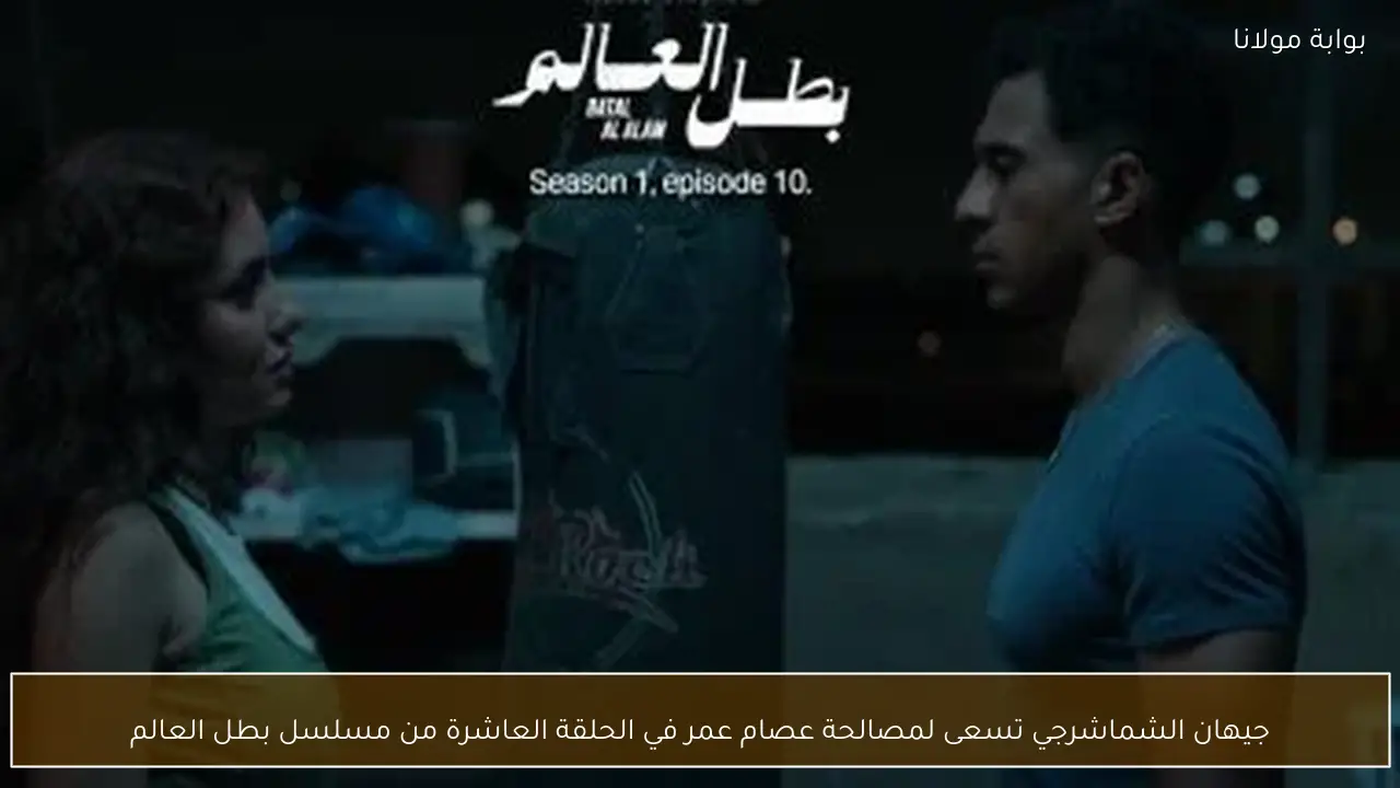 جيهان الشماشرجي تسعى لمصالحة عصام عمر في الحلقة العاشرة من مسلسل بطل العالم
