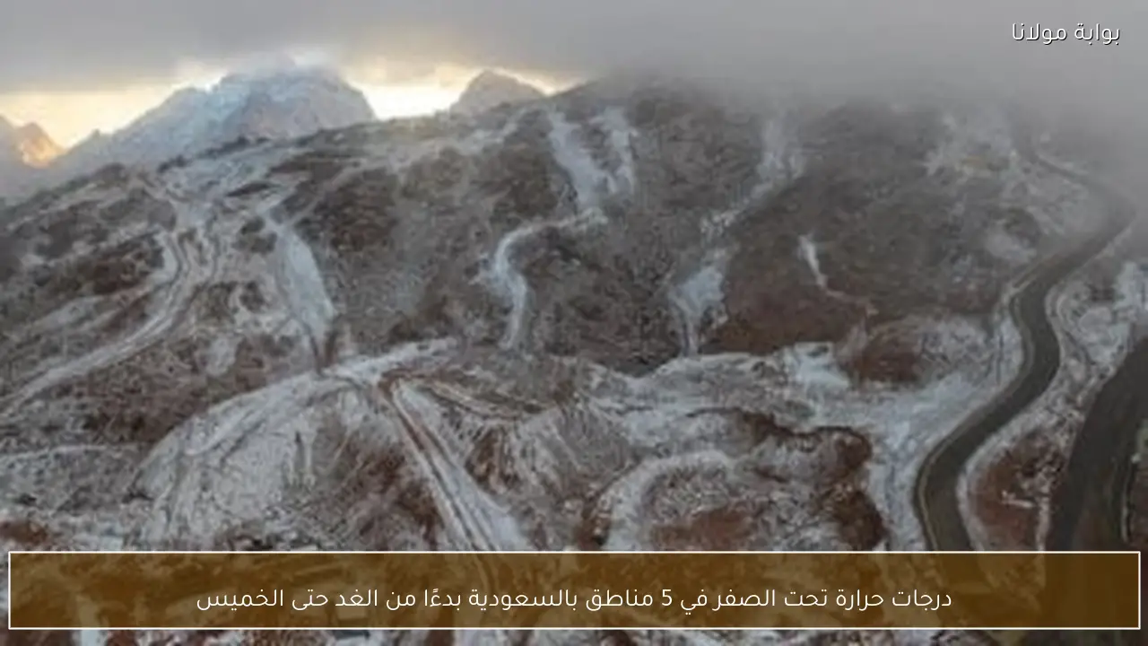 درجات حرارة تحت الصفر في 5 مناطق بالسعودية بدءًا من الغد حتى الخميس