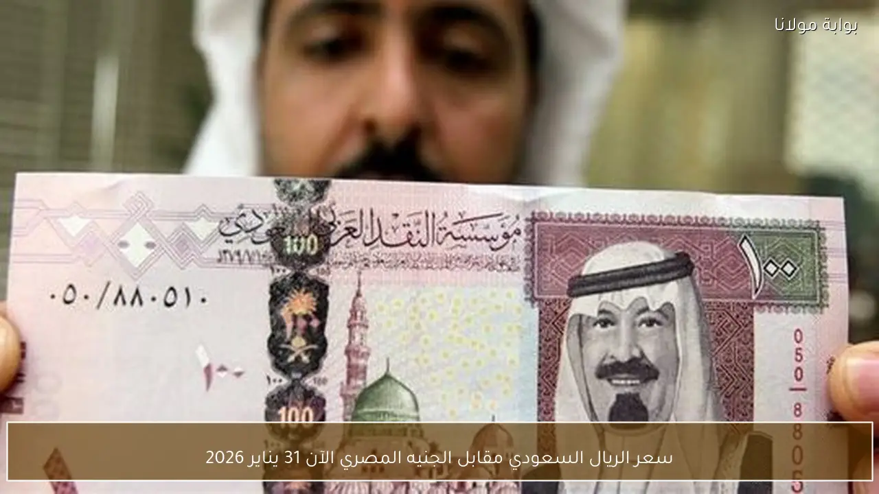 سعر الريال السعودي مقابل الجنيه المصري الآن 31 يناير 2026