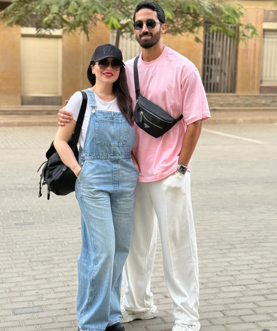 مى عز الدين وزوجها احمد تيمور