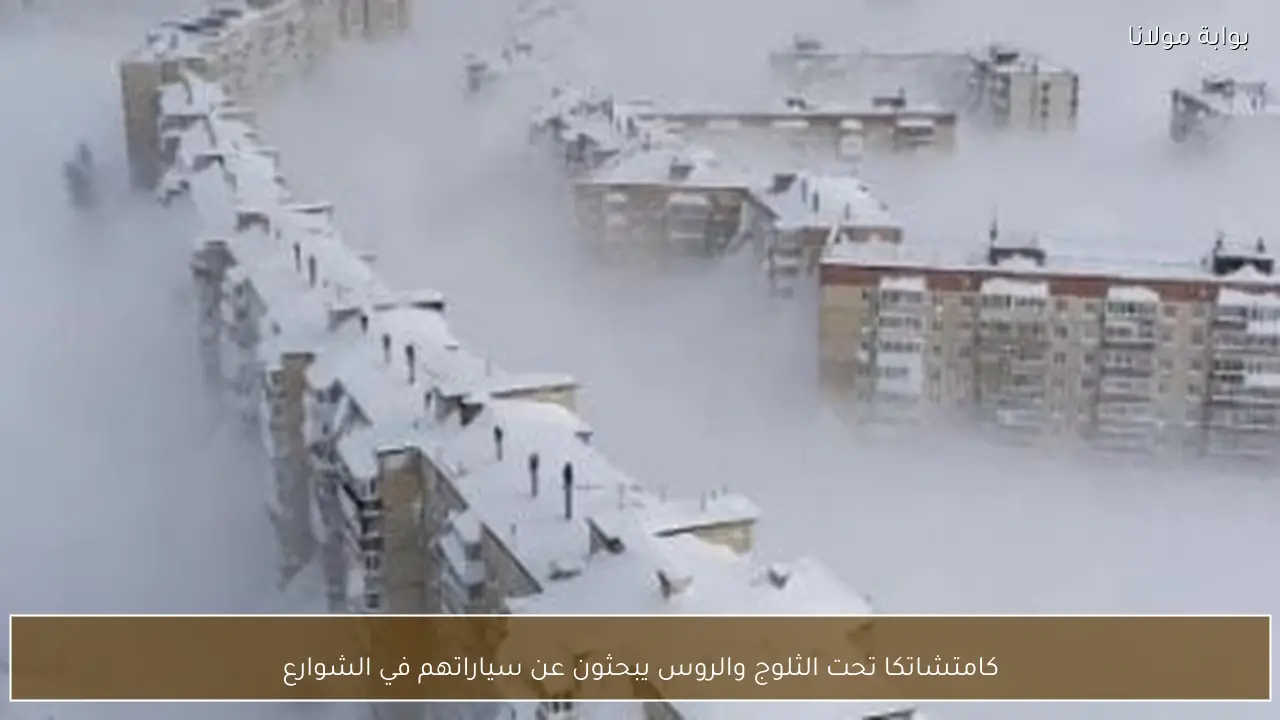 كامتشاتكا تحت الثلوج والروس يبحثون عن سياراتهم في الشوارع