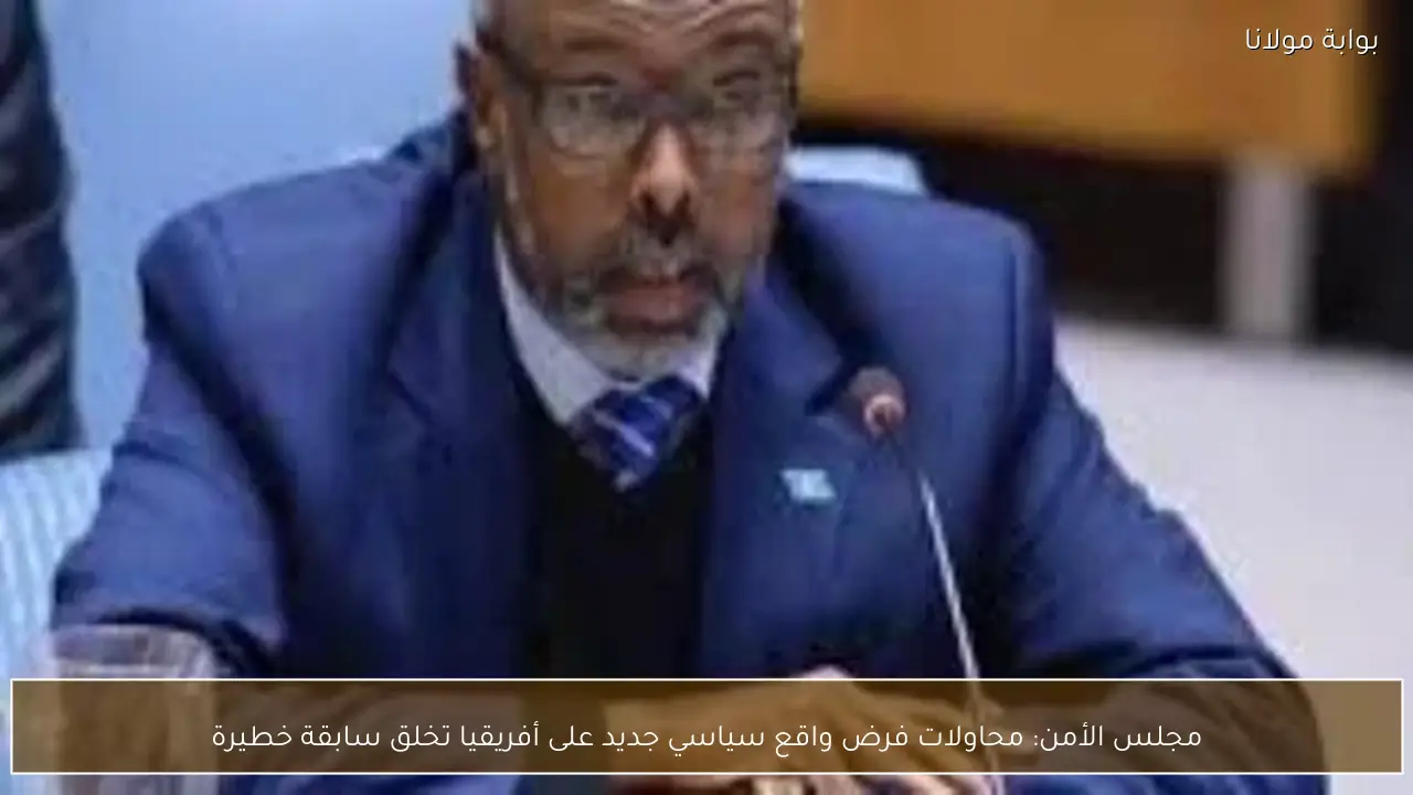 مجلس الأمن: محاولات فرض واقع سياسي جديد على أفريقيا تخلق سابقة خطيرة