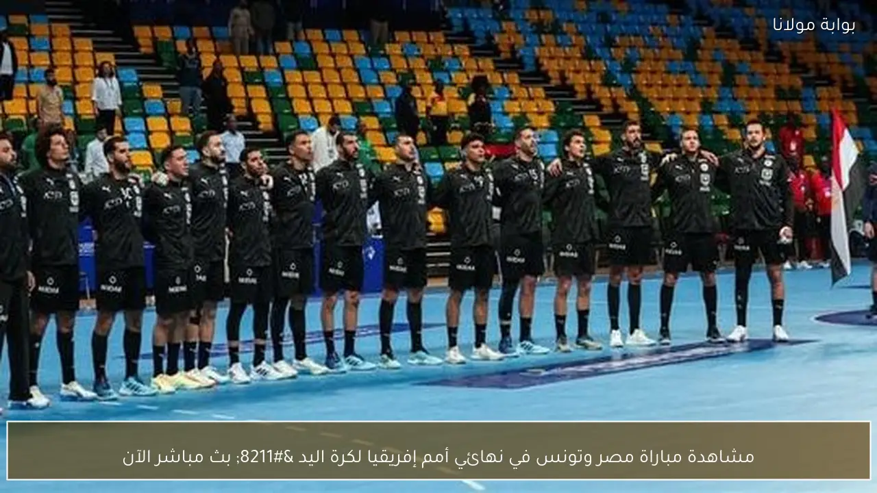 مشاهدة مباراة مصر وتونس في نهائي أمم إفريقيا لكرة اليد – بث مباشر الآن